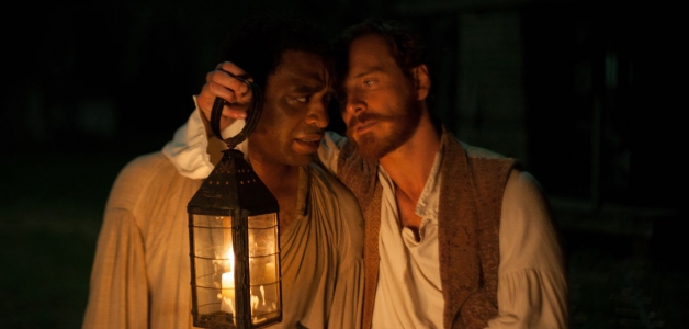 Chiwetel Ejiofor and Michael Fassbender in 12 Years a Slave Chiwetel Ejiofor and Michael Fassbender in 12 Years a Slave